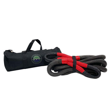 Overland Vehicle Systems Brute Kinetic Recovery Strap 1" x 30' With Storage Bag