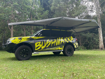 Bushwakka Extreme Darkness Driver Side 270 Awning