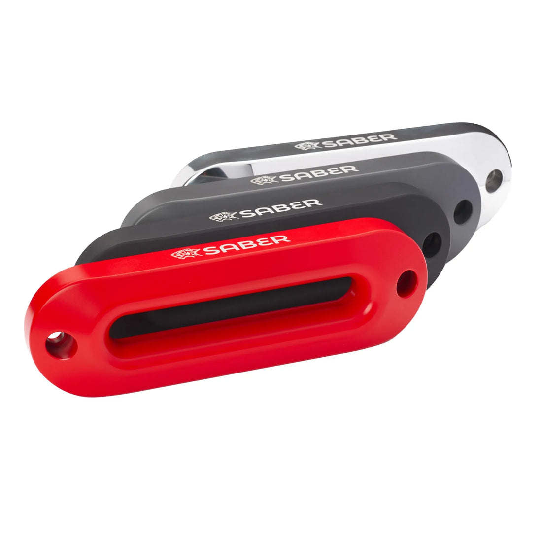 Saber Offroad Aluminium Chunky Hawse Fairlead (BLACK)