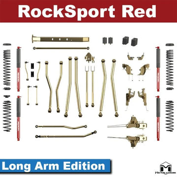 Metal Cloak Jeep JL Wrangler 4.5" 4-Link, Bolt-On Long Arm Suspension & Lift Kit, 4-Door