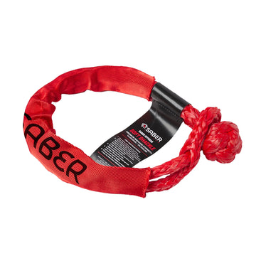 Saber 12,000kg Soft Shackle with Protective Sheath( RED )