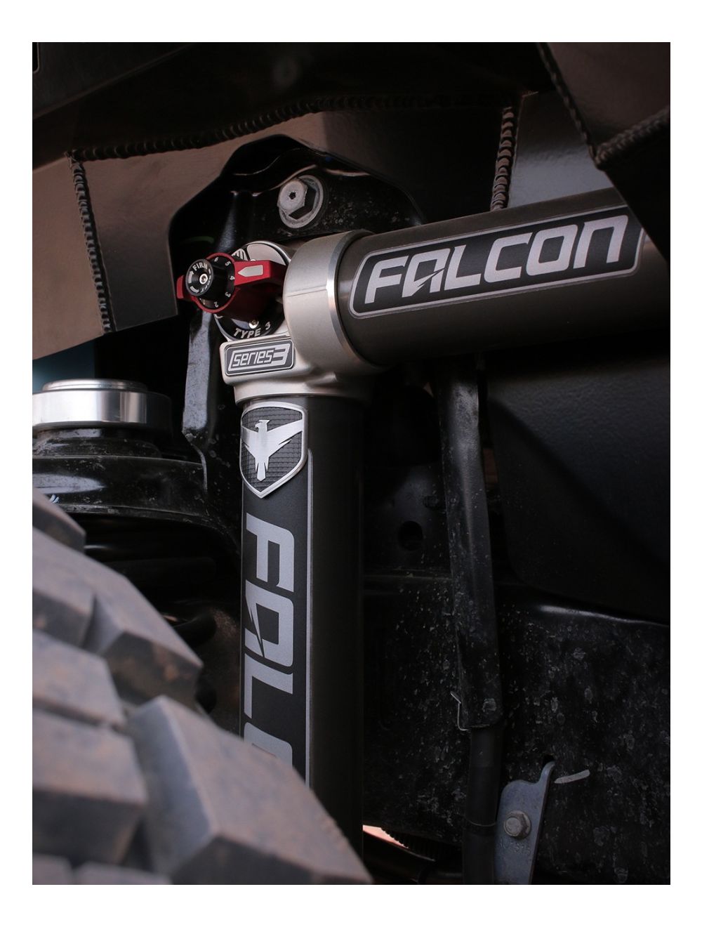 TERAFLEX JL 4dr: Falcon SP2 3.3 Fast Adjust Piggyback Shock Kit (2–4.5” Lift)