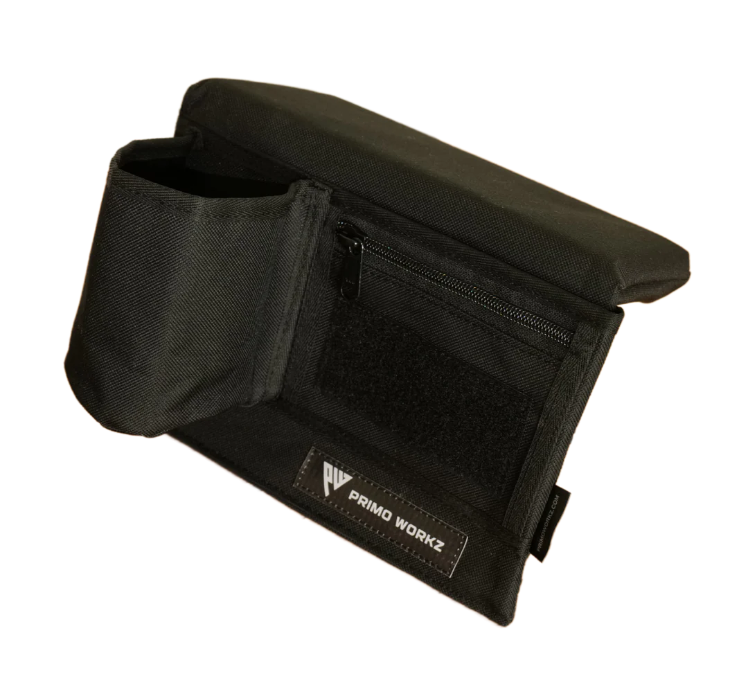 Primo Workz Armrest - with Cupholder - Black Ripstop Passenger Side