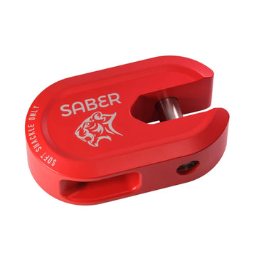 Saber Offroad Winch Shackle Red