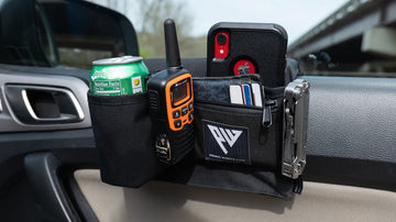 Primo Workz Armrest - with Cupholder - Black Ripstop Passenger Side