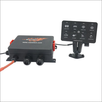 Voswitch Universal 8 Gang Programmable Switch Panel for Truck / UTV / Side by Side / Boat