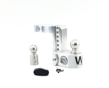 Weight safe 10" drop hitch/ 2.5 shaft w/ 2" & 2-5/16th hitch balls