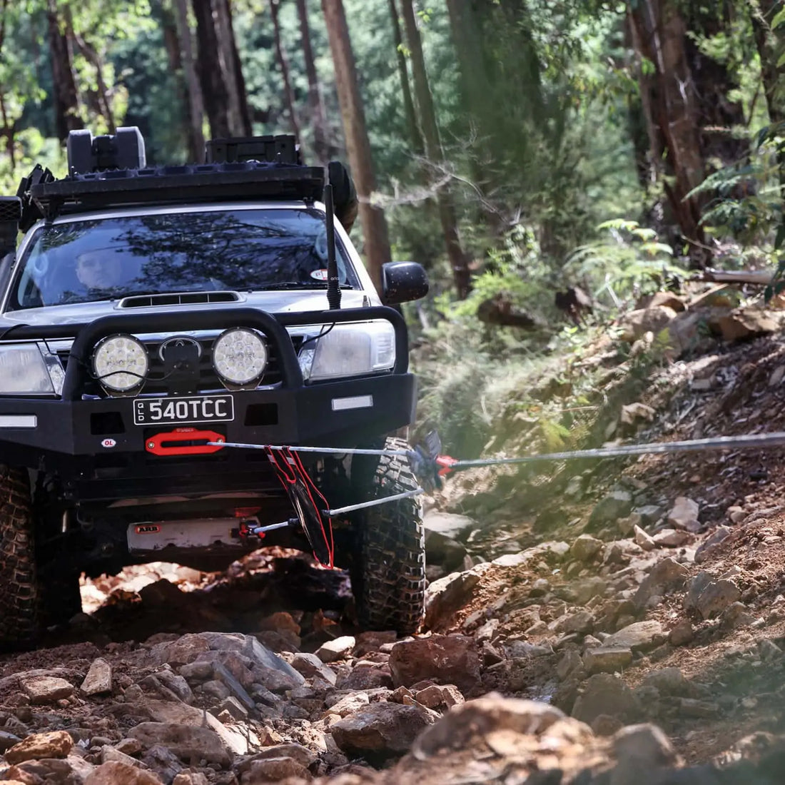 Saber offroad SaberPro® 20m Black Winch Extension Rope – 9,500KG