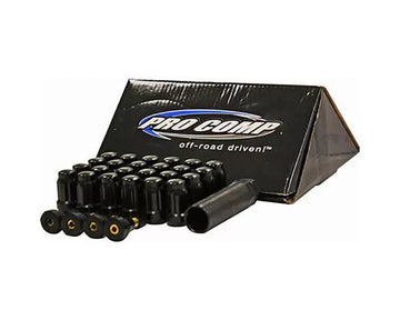 PRO-COMP LUG NUT KIT 1/2-20 5 LUG KIT BLACK W/KEY 11184B