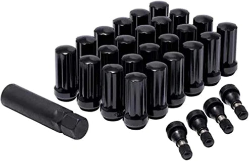 PRO COMP LUG NUT KIT 14X15 6 LUG KIT BLACK W/KEY 16144B