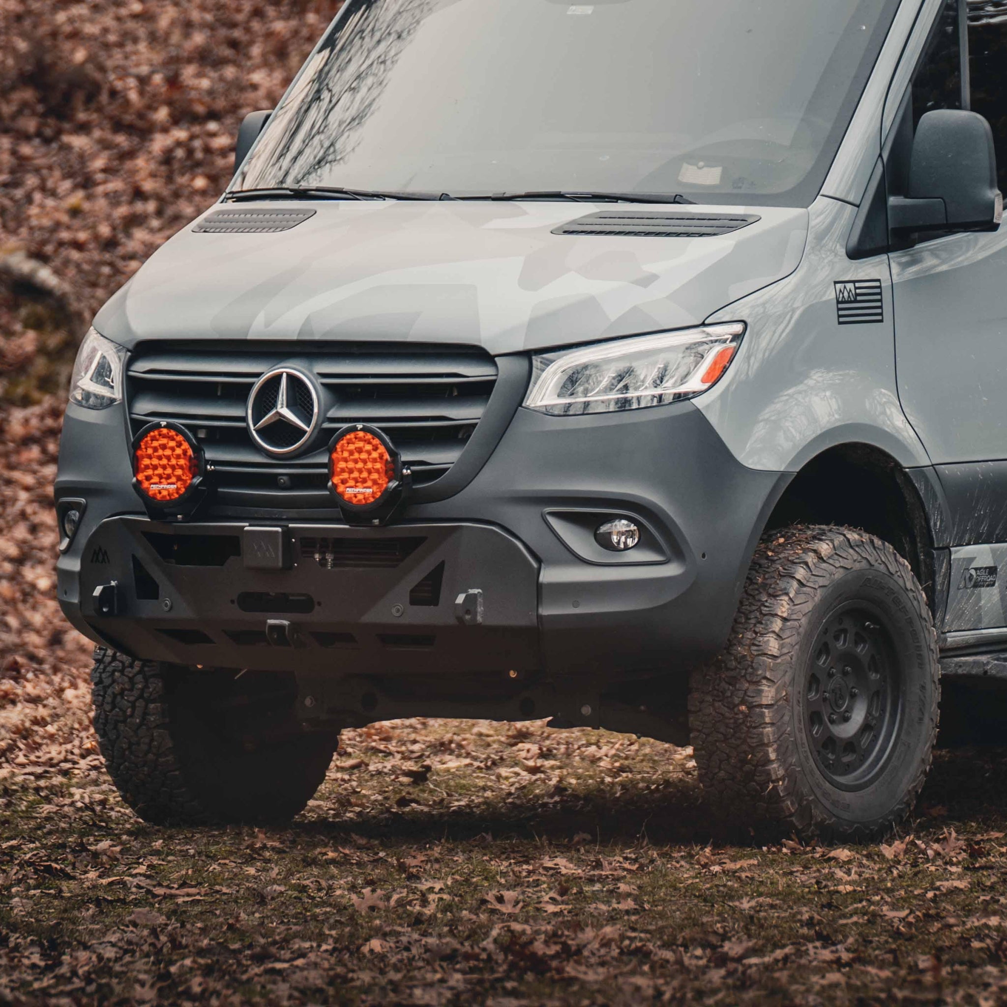 Mercedes Sprinter (2019+) Scout Front Bumper [No Bull Bar] - Backwoods Adventure Mods