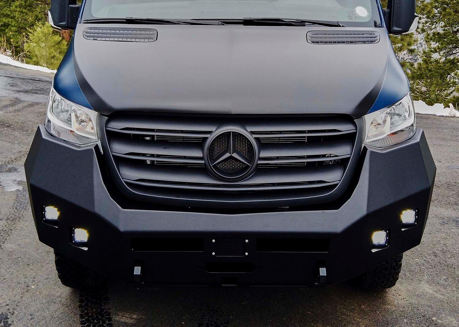 Mercedes Sprinter (2019+) Front Bumper [No Bull Bar] - Backwoods Adventure Mods