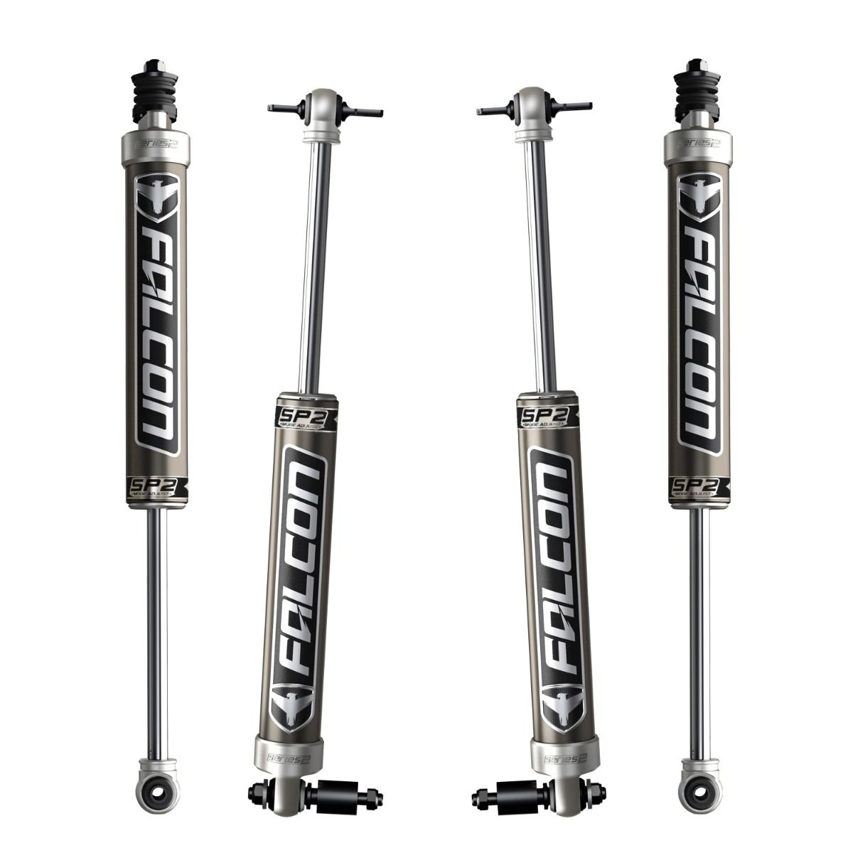 FALCON JK 2dr: Falcon SP2 2.1 Monotube Shock Kit (1.5–2.5" Lift) 02-02-21-400-002