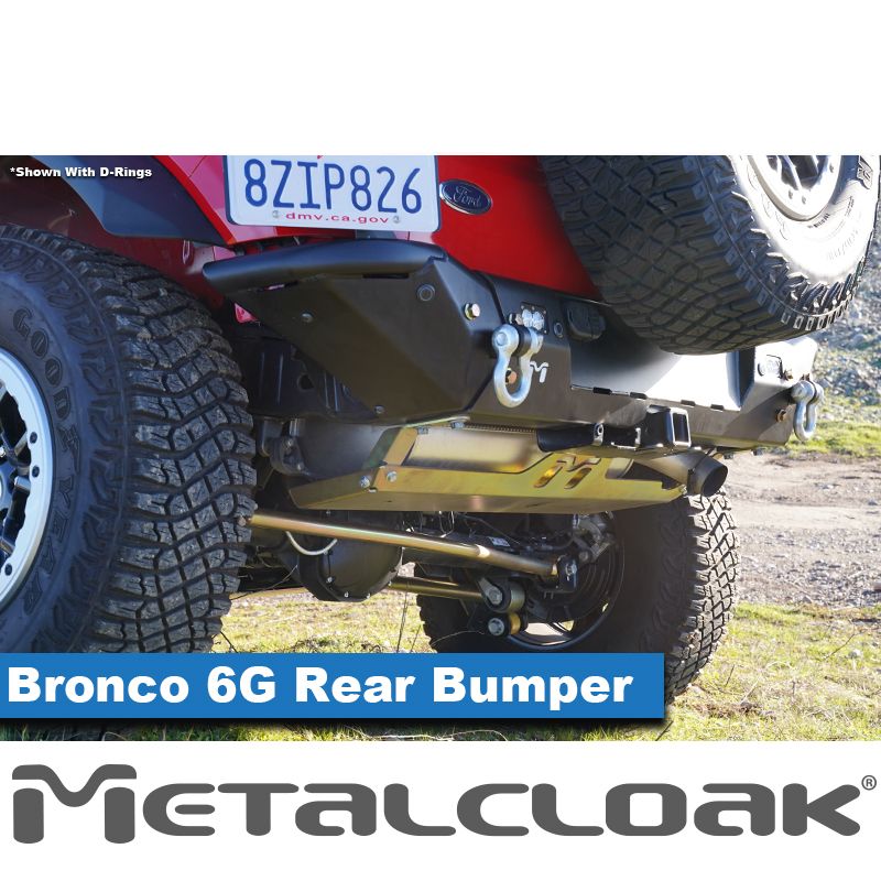 Metal Cloak Bronco 6G Rear Bumper System B0210