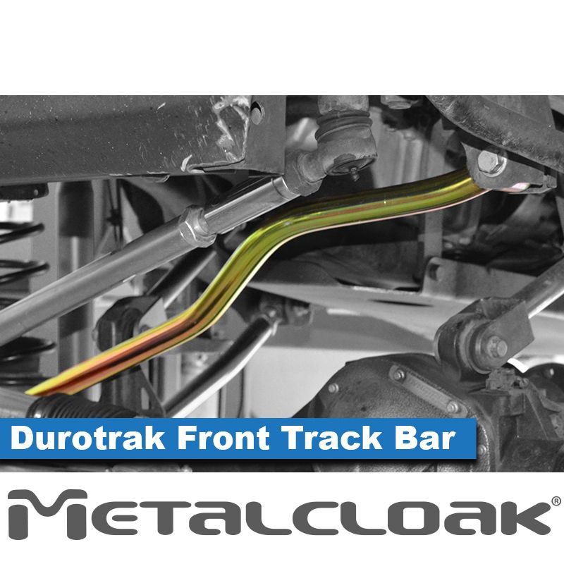 Metal Cloak JK Wrangler Jeep Front Durotrak Heavy Duty Adjustable Track Bar