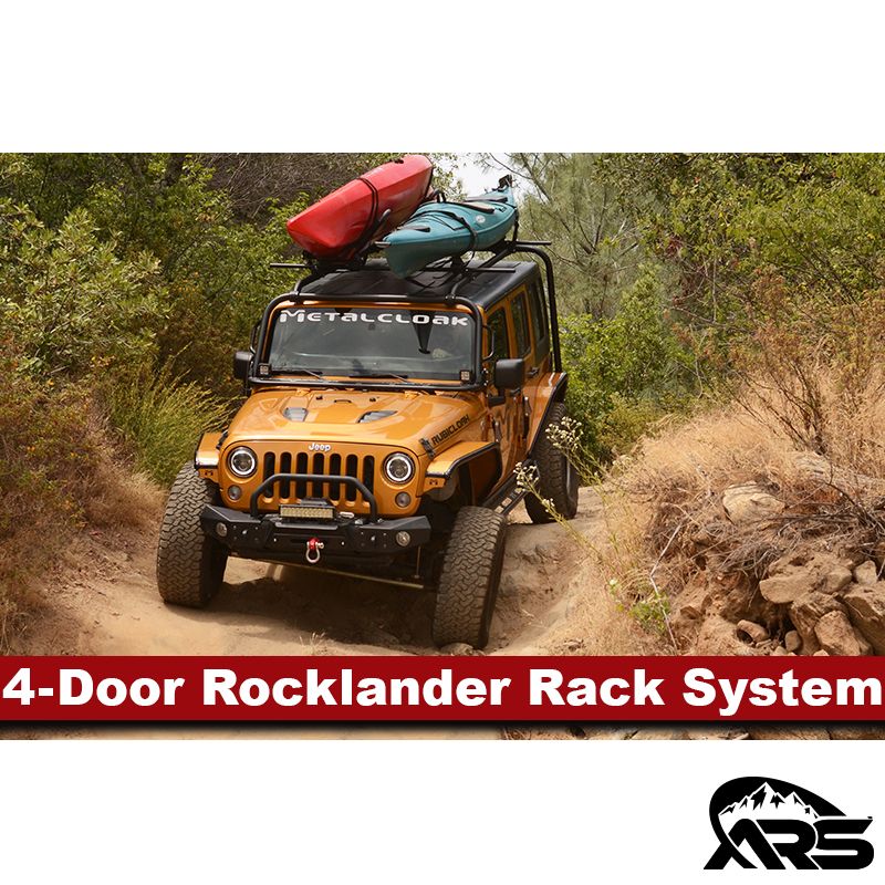 Metal Cloak 4-Door Rocklander Rack System JK Wrangler R55000
