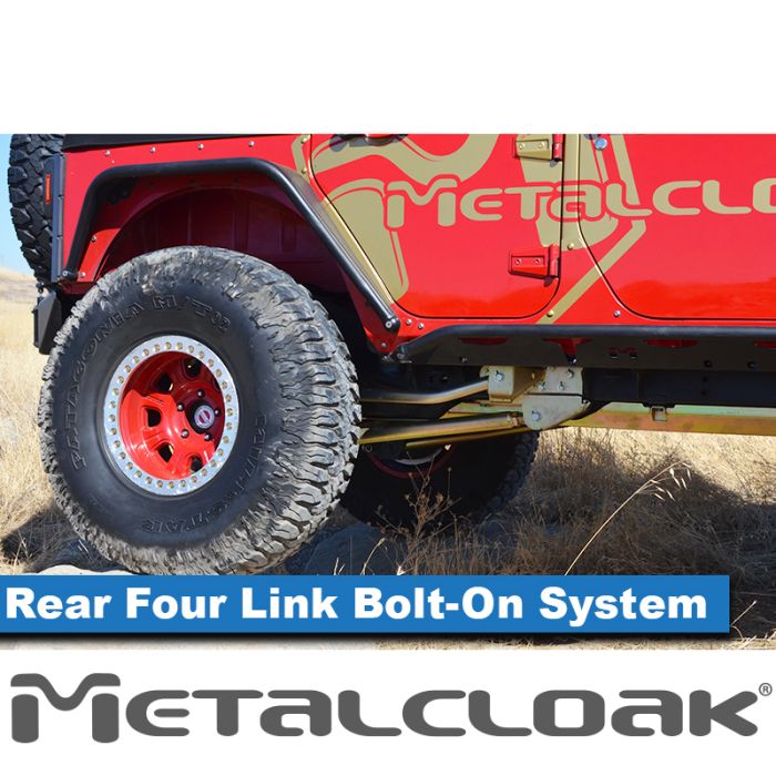 Metal Cloak JK Wrangler Rear 4-Link Bolt On System 7279