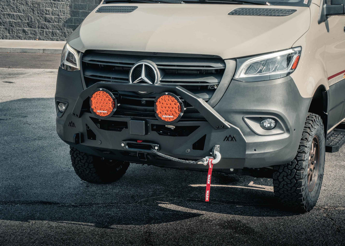 Mercedes Sprinter (2019+) Scout Front Bumper [No Bull Bar] - Backwoods Adventure Mods