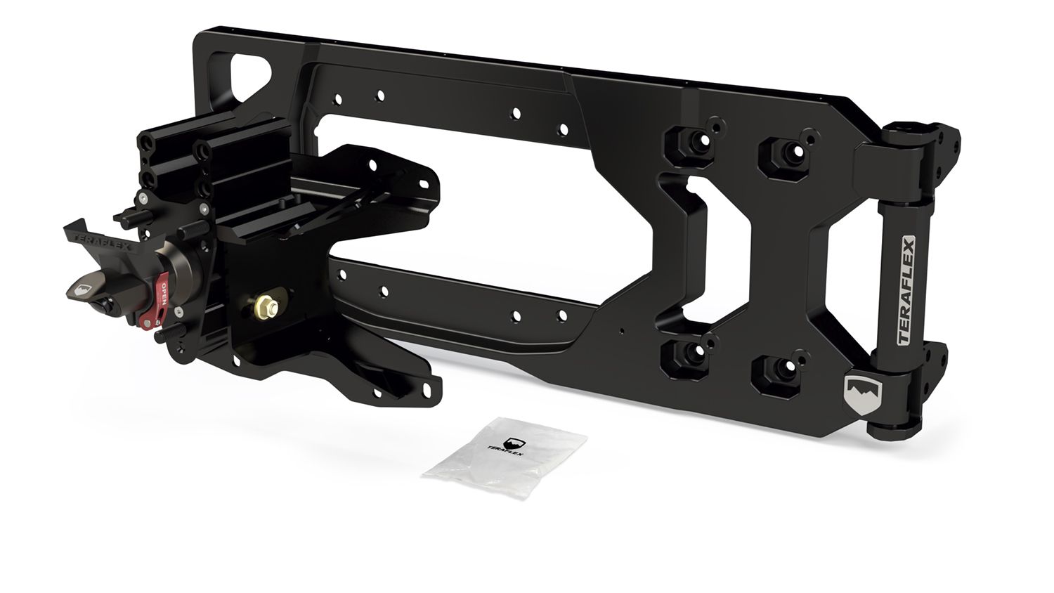 Teraflex  Alpha HD Hinged Spare Tire Carrier & Adjustable Spare Tire Mount Kit (5x5”) 4838920