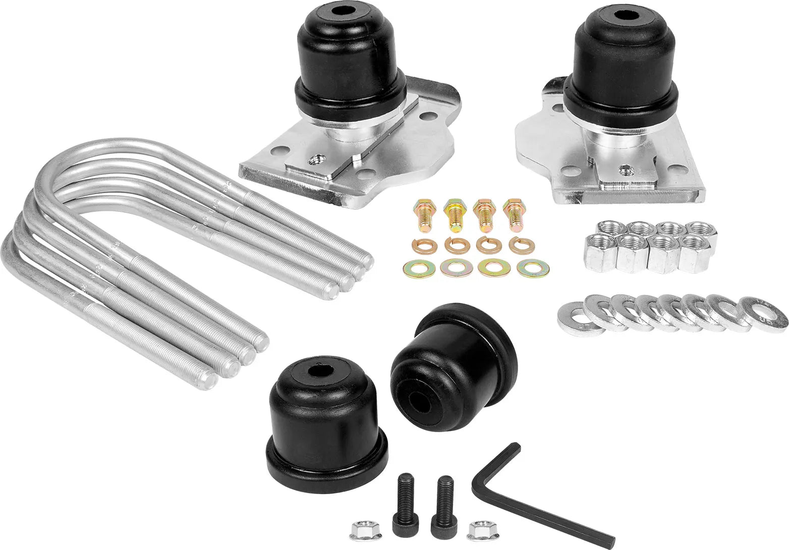 Wheeler's Front & Rear SuperBump Bumpstop & Rear U-Bolt Flip Kit Set for 2005+ Tacoma  WOR-309321